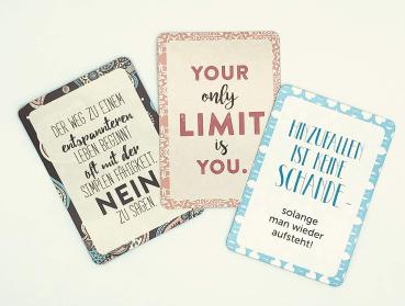 Preview: Am Arsch vorbei geht auch ein Weg - 55 Karmakärtchen