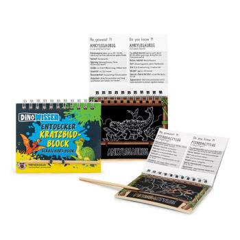 HEY DINO - Entdecker Kratzbildblock
