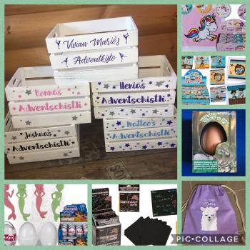 Preview: Adventschistli, wählbar ob gefüllt oder leer