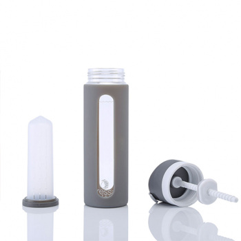 Pressa Bottle Trinkflasche Glas Charcoal (Grau)