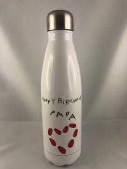 Preview: Thermosflasche  mit Wunschbeschriftung (Sublimation) 500 ml