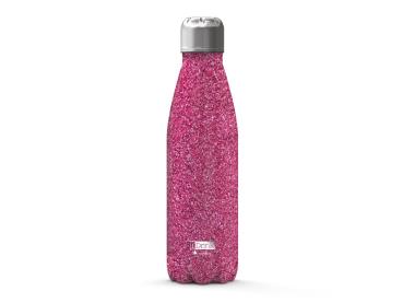 Thermosflasche ISTYLE 500ml Glitzer Pink
