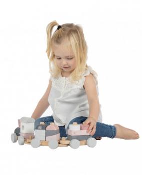 Preview: Holzeisenbahn  von  label label - Pink