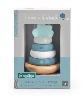 Preview: Ring-Stapelturm grün von Label Label
