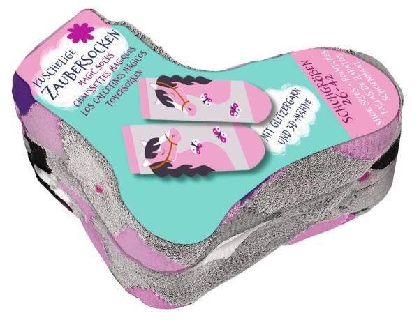 Kuschelige Zaubersocken Pferde
