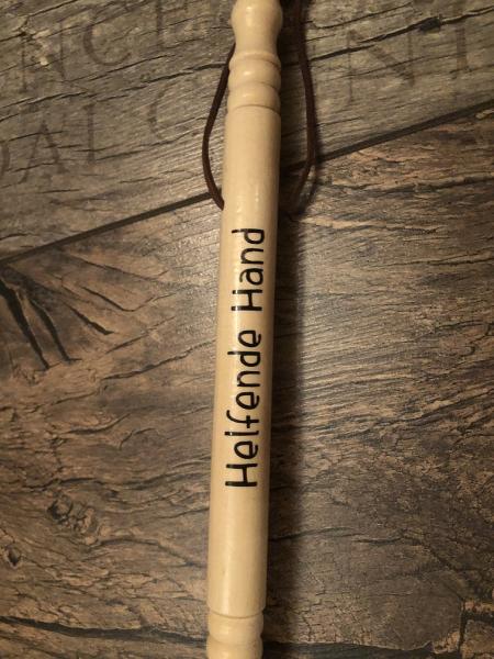 Schuhlöffel und Kratzhand