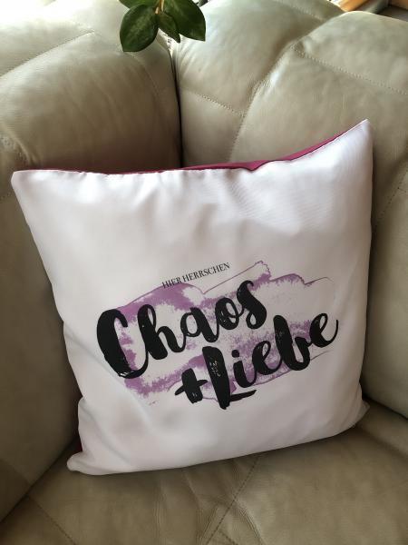 Kissen (2-farbig) personalisiert nach Wunsch