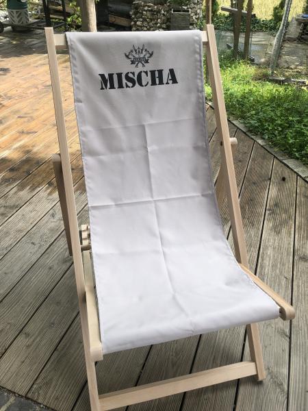 Liegestuhl klappbar zum Personalisieren