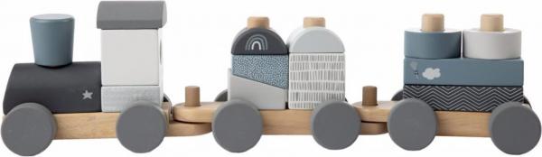 Holzeisenbahn  von  label label -  Blau