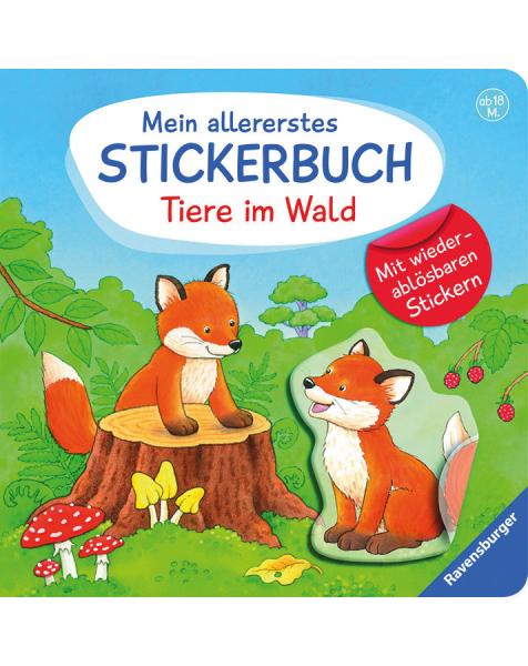 Mein allererstes Stickerbuch - Tiere im wald