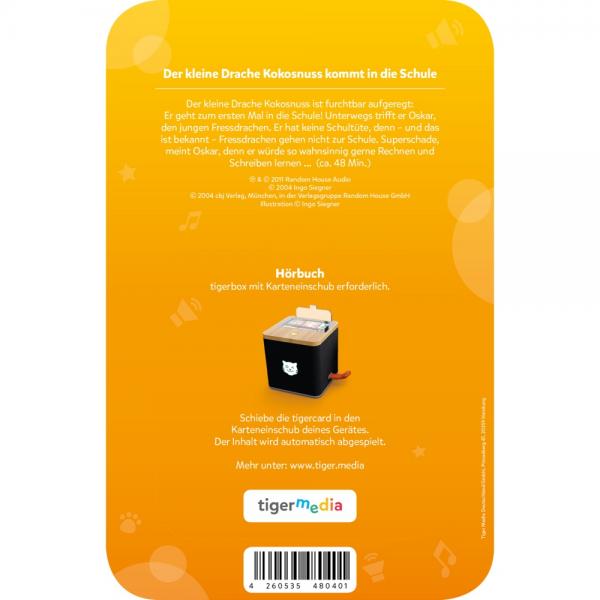 tigercard - Der kleine Drache Kokosnuss kommt in die Schule